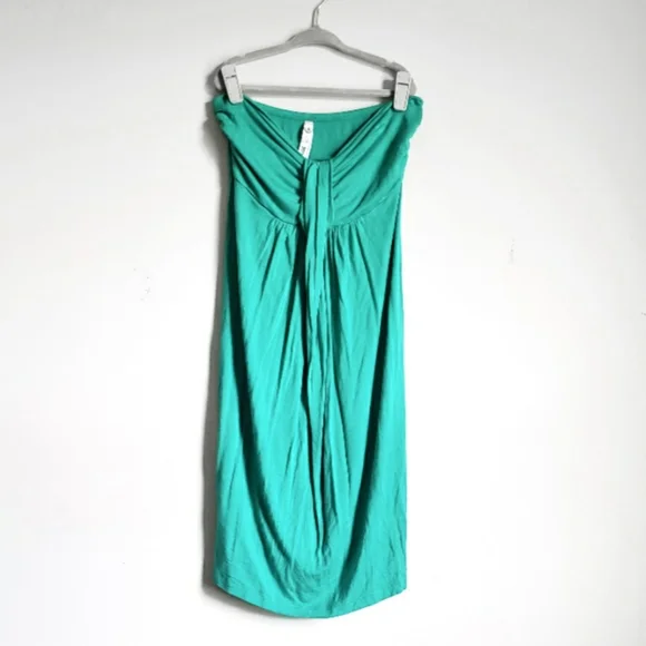 Garage Strapless Teal Dress Cover-up XS - Picture 2 of 8
